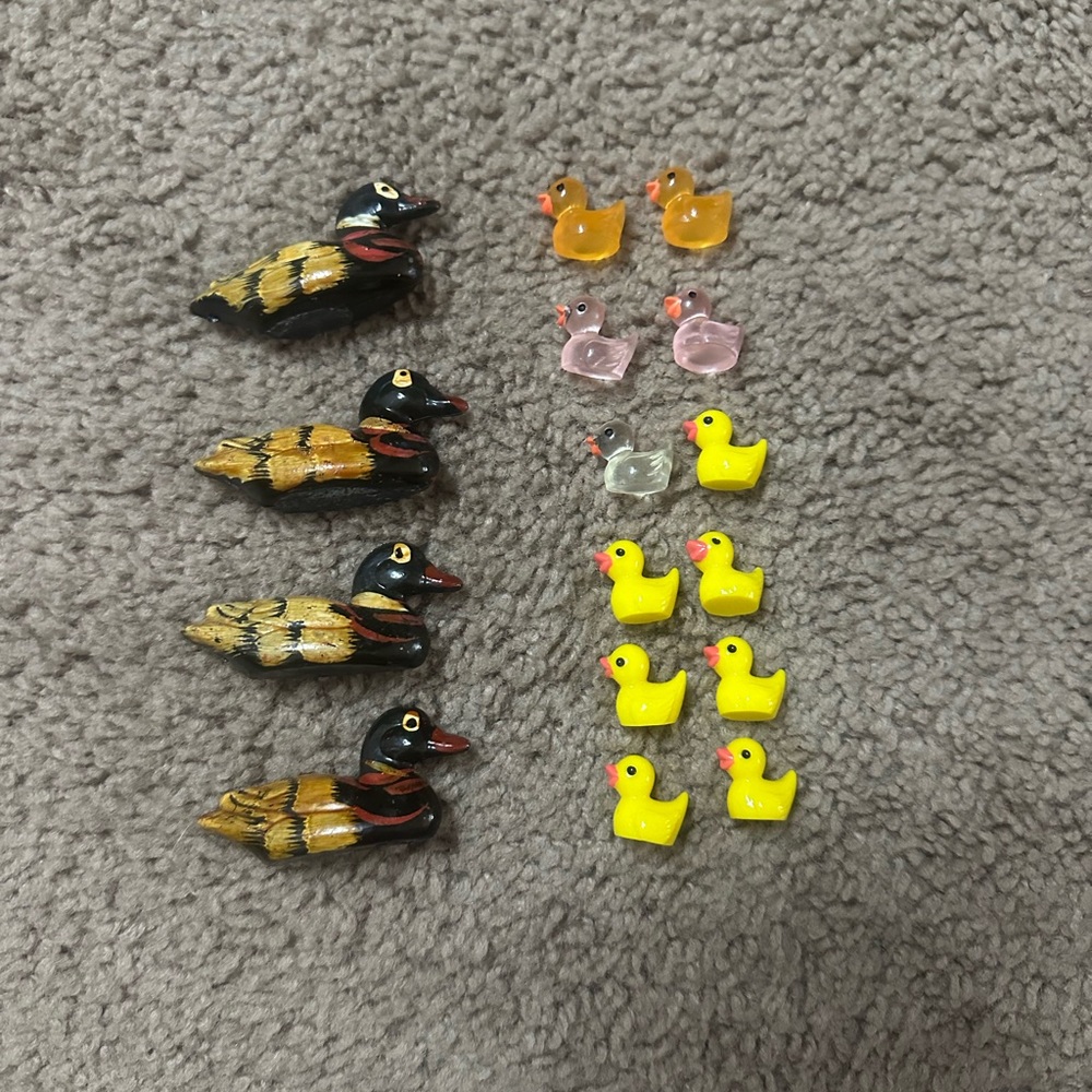 Amazon Essentials Colorful Duck Toy Set